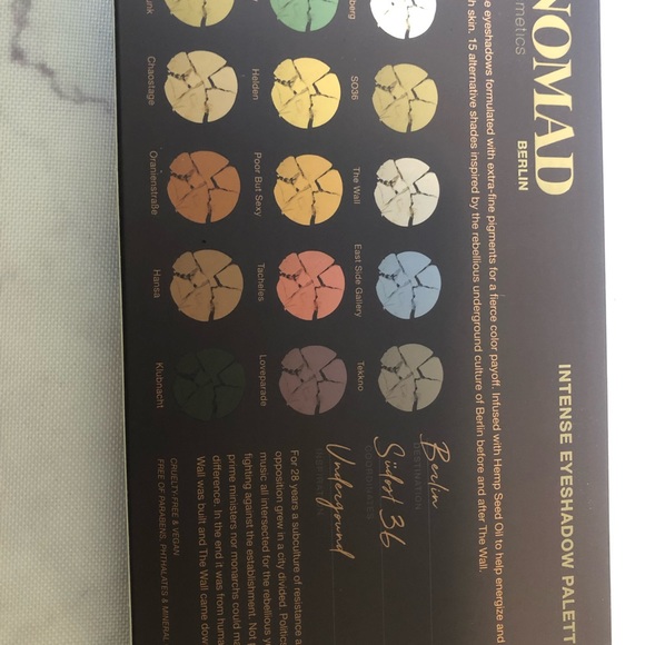 NomadCosmetics EyeshadowPalette Berlin Underground - Picture 5 of 6